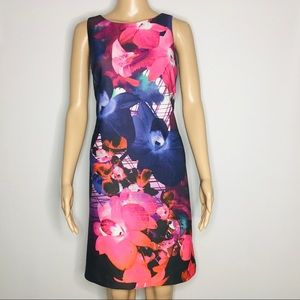 Vince Camuto floral sleeveless dress